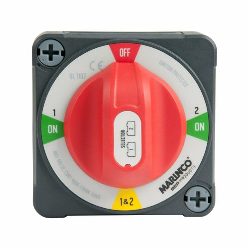 BEP Marine Pro Installer 400A EZ-Mount Battery Selector Switch (1-2-Both-Off), (Dupla akkumulátor kapcsoló)