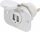 Blue Sea Systems 12/24VDC Dual USB Charger 5V 2.1A Socket White, (USB töltő)