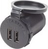 Blue Sea Systems 12/24VDC Dual USB Charger 4.8A Socket, (USB töltő)