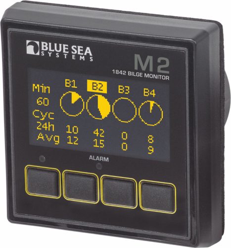 Blue Sea Systems Monitor M2 OLED Bilge Monitor, (Bilge kijelző)