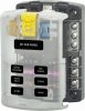 Blue Sea Systems Fuse Block ST-Blade 6 Circuits with Grounding/cvr