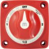 Picture 1/5 - Blue Sea Systems Switch Battery m-Series Selector 4 Position Red