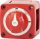 Blue Sea Systems m-Series Mini Dual Circuit Battery Switch - Red