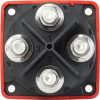 Blue Sea Systems m-Series Mini Dual Circuit Battery Switch - Red