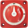 Blue Sea Systems m-Series Mini Dual Circuit Battery Switch - Red