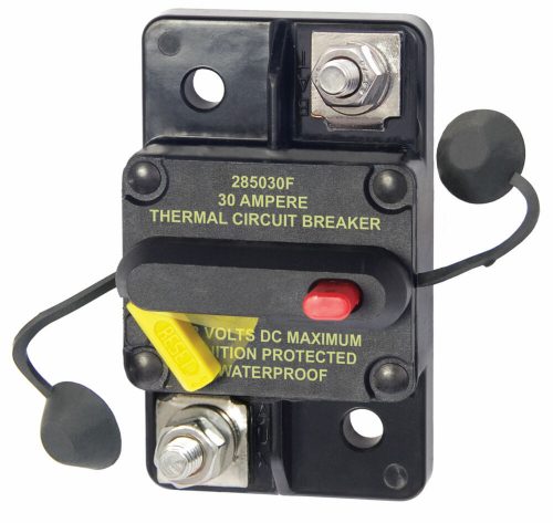 Blue Sea Systems Circuit Breaker, Bus 285 Surface Mount 30A