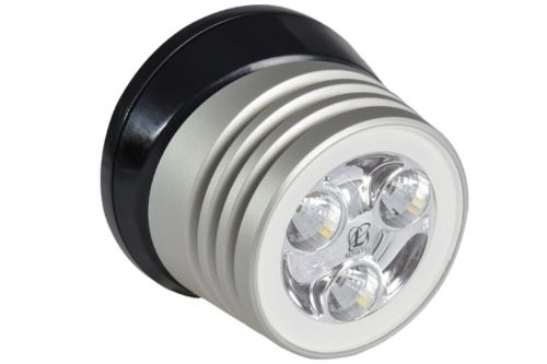 Lumitec Zephyr LED Spreader Light - White (Black base)  (6db)