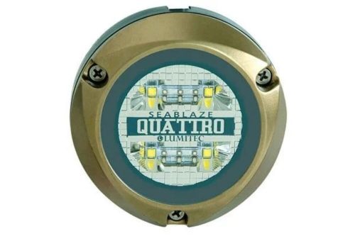 Lumitec Zambezi Quattro Surface Mount Underwater Light - White/Blue  (6db)