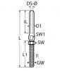 Marinetech Terminal with right thread