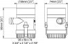 Marco UP500 Submersible pump 8.5 gpm, (Automata Bilge szivattyú, 32 liter/perc, 12V)