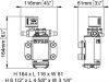 Marco UP2/E 12/24V Electronic water pressure system 10 l/min