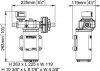 Marco UP14/E 24V 3,5 bar high pressure, electronic water pressure pump + PCS 46 l/min