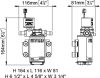 Marco UP2/E-BR bronze gear pump with electronic pressure sensor 10 l/min