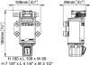 Marco OCK1-R 24V Oil change Kit with integrated on/off switch, (Olajcsere készlet beépített be/ki kapcsolóval, 24V)