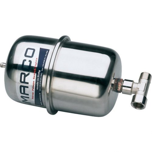 Marco ATX2 Accumulator tank, 2 l , stainless steel + 1/2" T-nipple