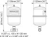 Marco ATX2 Accumulator tank, 2 l , stainless steel + 1/2" T-nipple