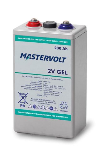 Mastervolt MVSV 280 Gél akkumulátor  (6db)