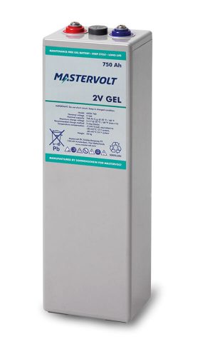 Mastervolt MVSV 750 akkumulátor  (6db)