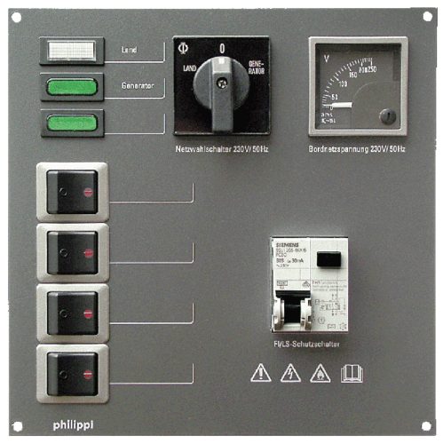 Philippi Shore connection unit LAE 234 LGK for combi inverter, (kapcsoló panel)