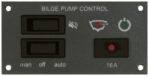 Philippi Bilge pump panel BPA 203 (with acoustic alarm)