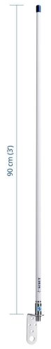 Scout KM-3 VHF fiberglass antenna 1,0 m (3.3') length