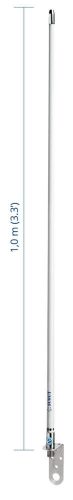 Scout KM-4 VHF fiberglass antenna 1,0 m (3.3') Windex ready