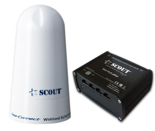 Scout Complete set for 4G connectivity on board, (4G antenna csomag)