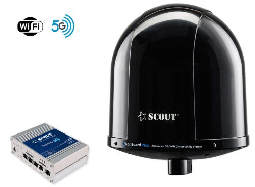 Scout 5G onBoard Plus Black  Advanced 5G/WiFi Connectivity System, (5G-Wifi antenna csomag-Fekete)