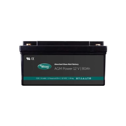 WhisperPower AGM Battery 12 V – 80 Ah